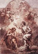 WIT, Jacob de Baptism of Christ in the Jordan France oil painting reproduction